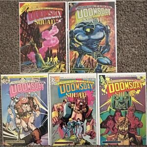 Doomsday Squad #1, 2, 4, 5, 6 (1986 Fantagraphics) Lot of 5